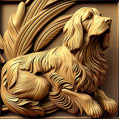 3D model st The Big Vendean Griffon dog (STL)